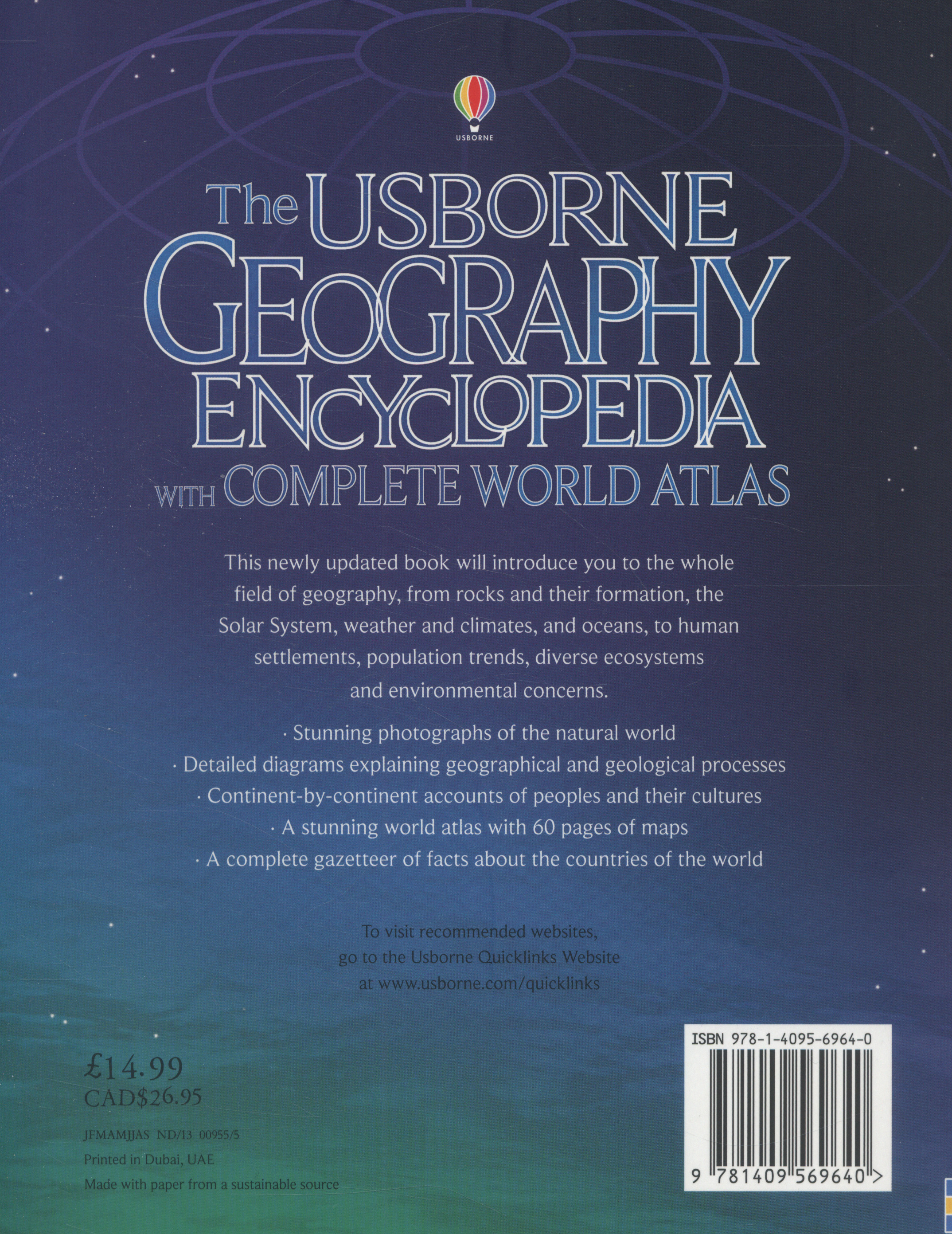 The Usborne Geography Encyclopedia by Usborne
