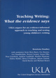 Image for Teaching writing  : what the evidence says