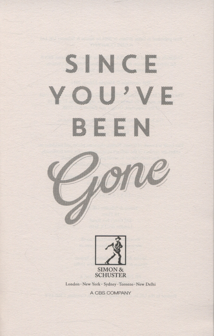 Since You've Been Gone by Matson, Morgan (9781471122668) | Browns Books