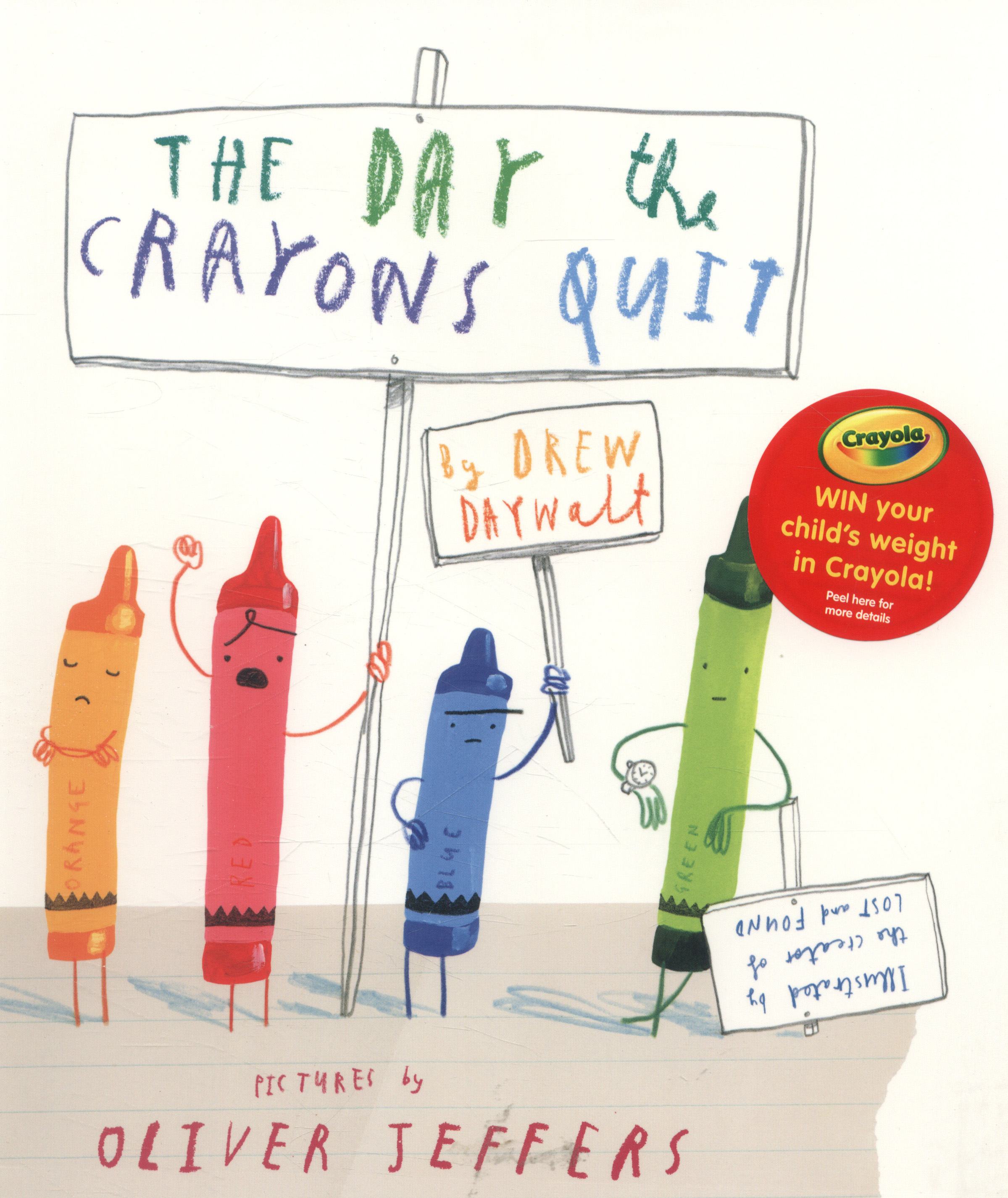 The day the crayons quit by Daywalt, Drew (9780007513765) BrownsBfS