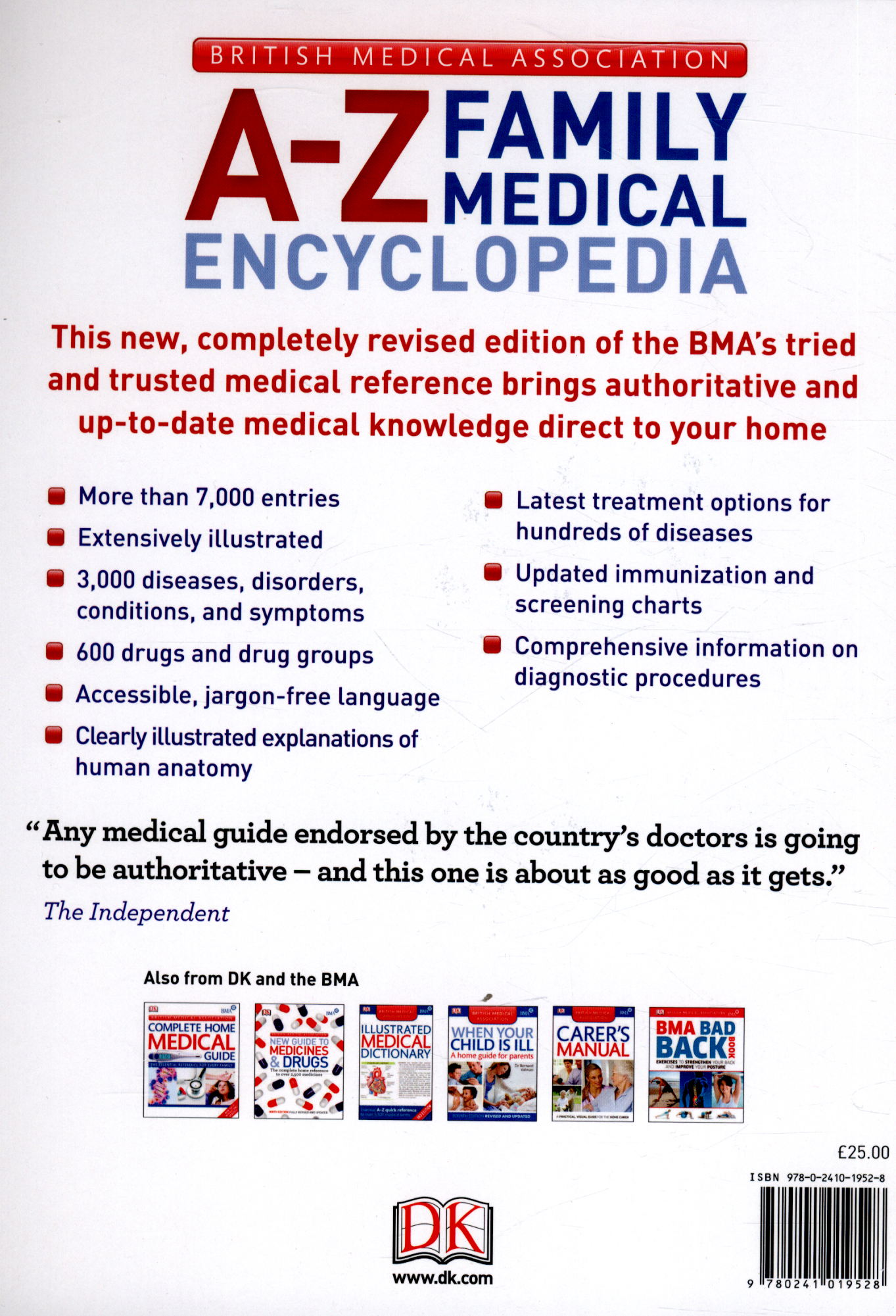 British Medical Association AZ family medical encyclopedia by DK