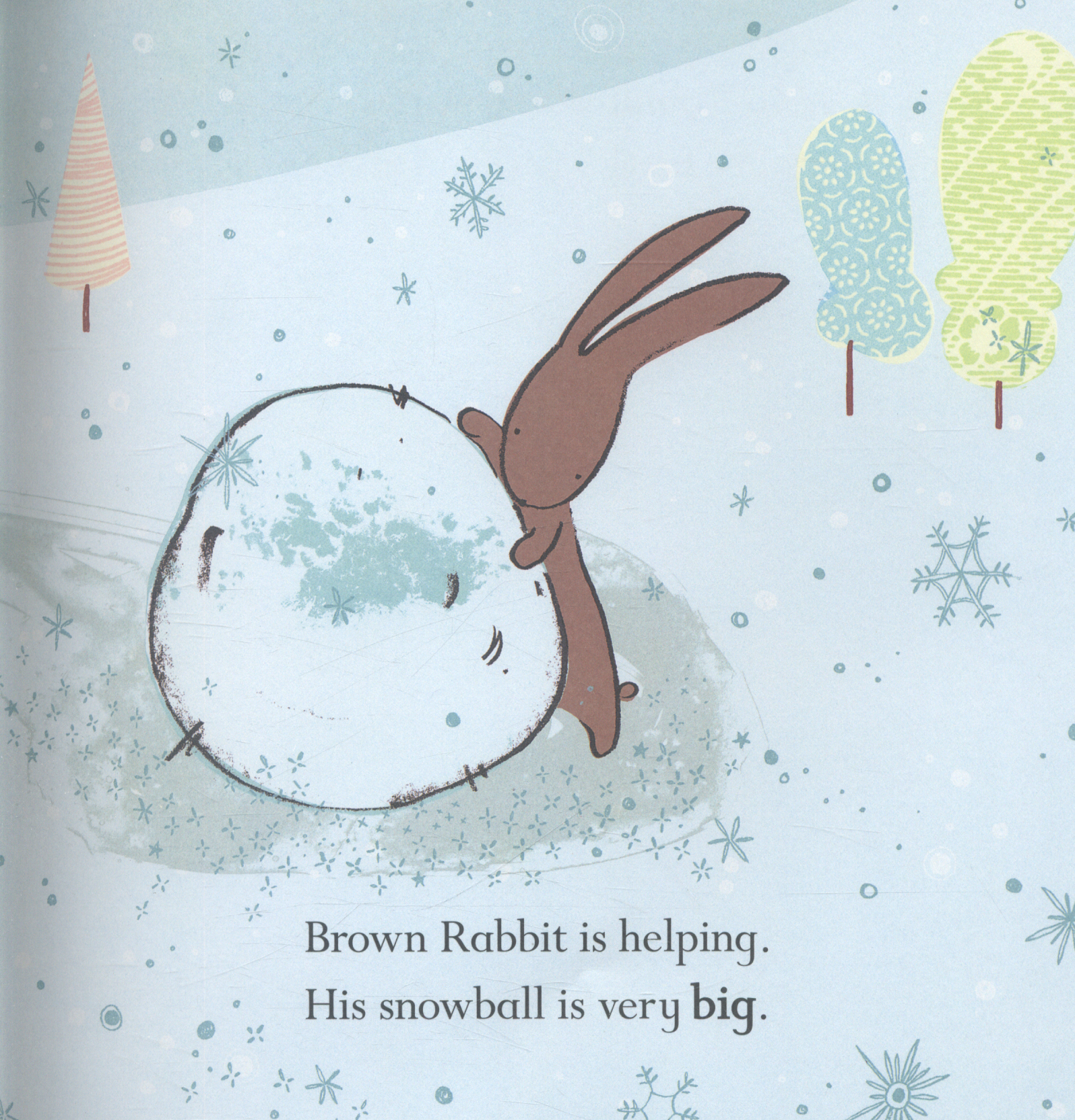 Rabbits in the Snow: A Book of Opposites by Russell, Natalie ...