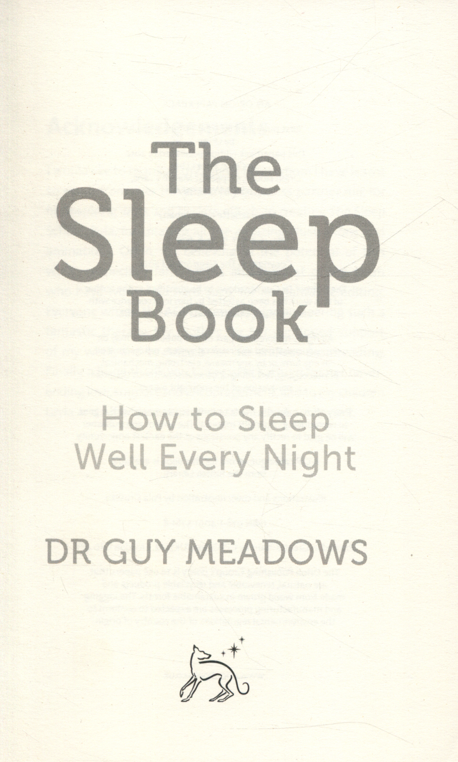 The sleep book how to sleep well every night