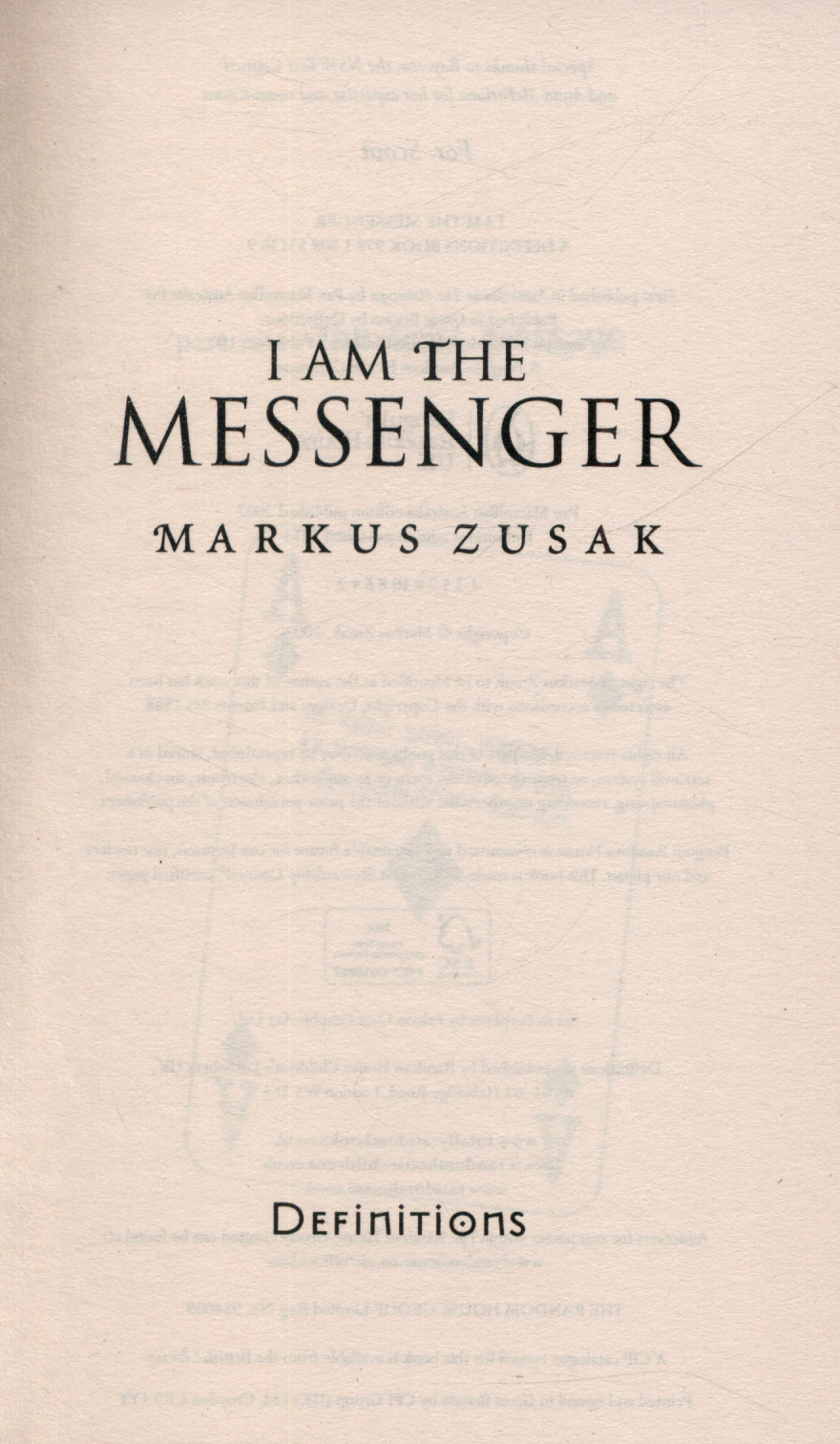 I Am the Messenger