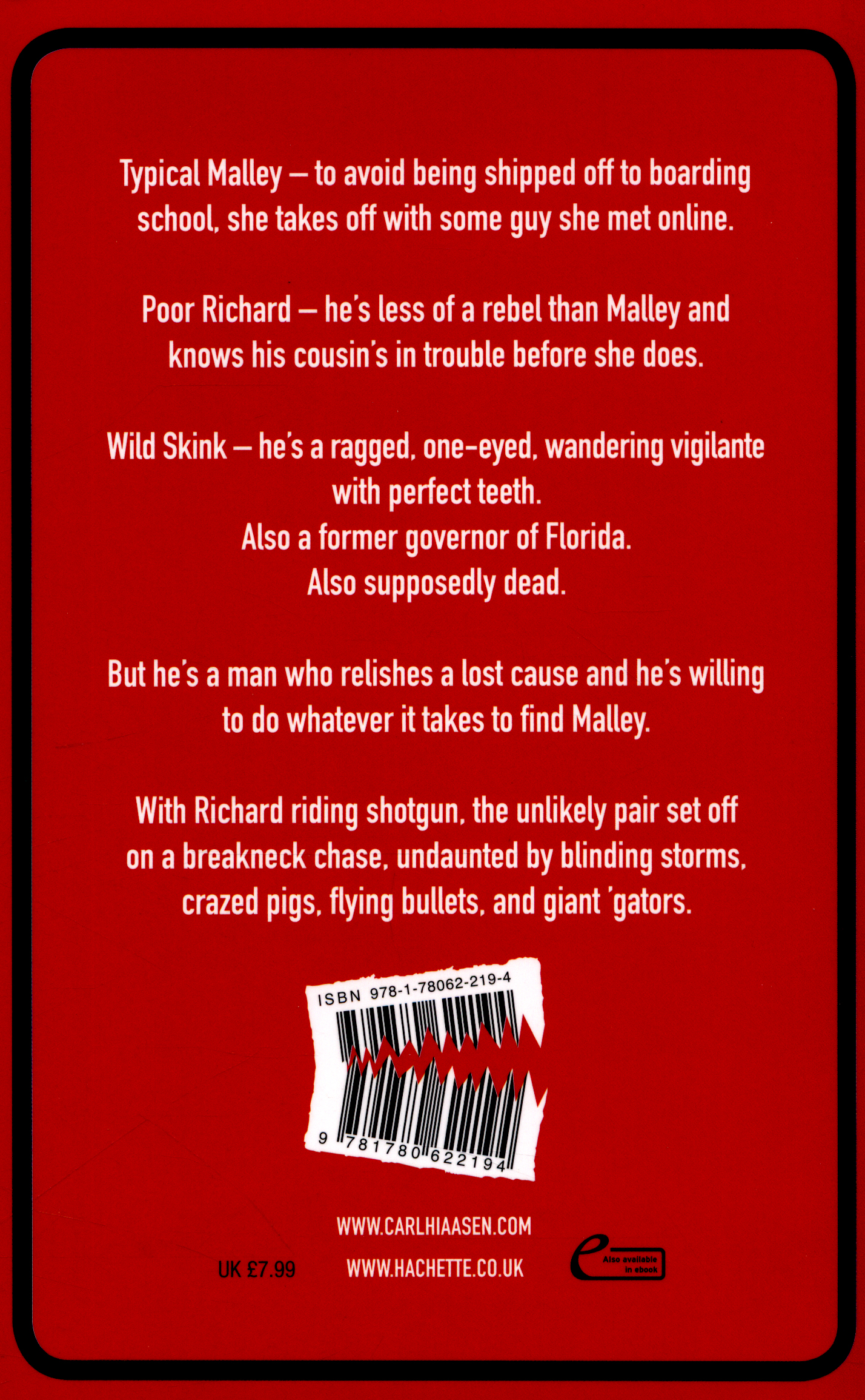 Skink no surrender by Hiaasen, Carl (9781780622194) BrownsBfS