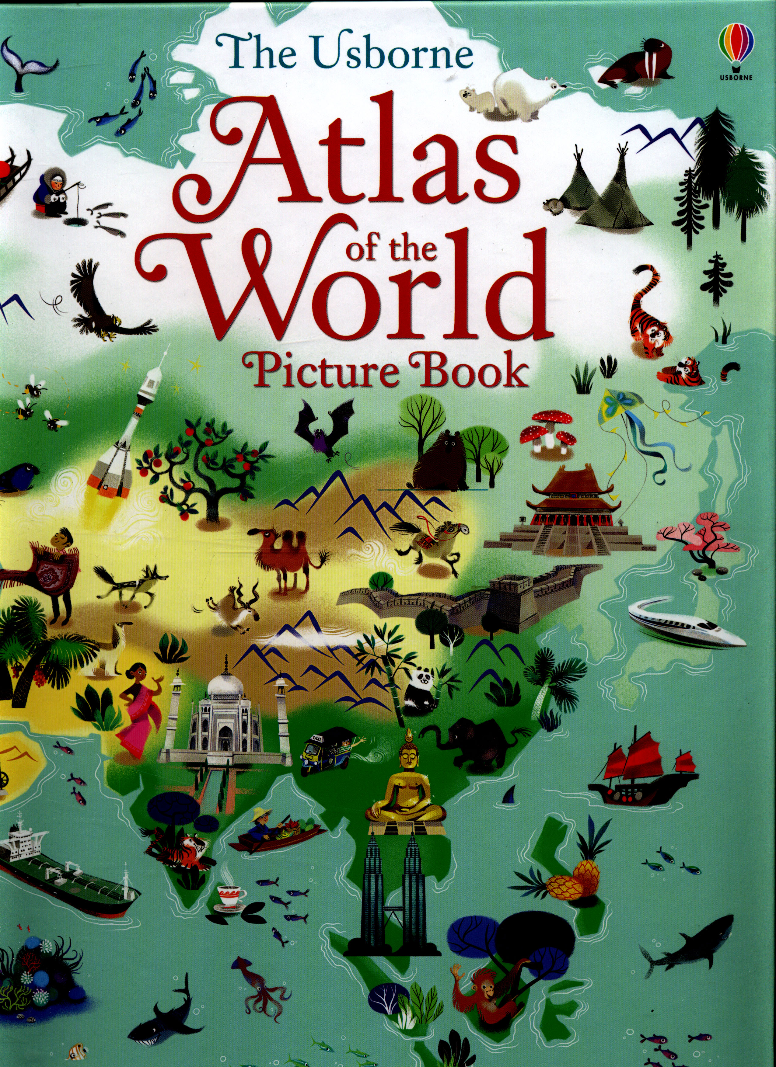 World Map Atlas Book 