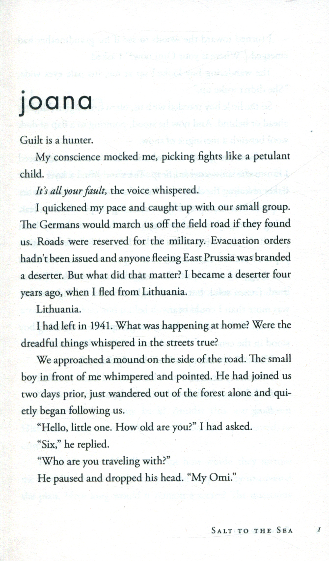 Salt to the sea by Sepetys, Ruta (9780141347400) BrownsBfS