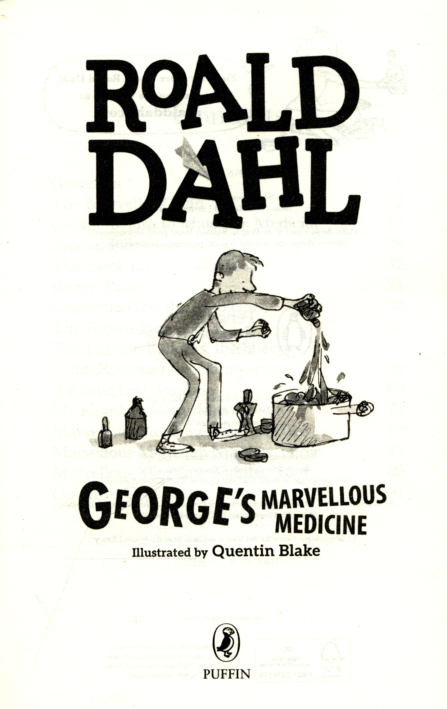 marvellous medicine by Dahl, Roald (9780141365503) BrownsBfS