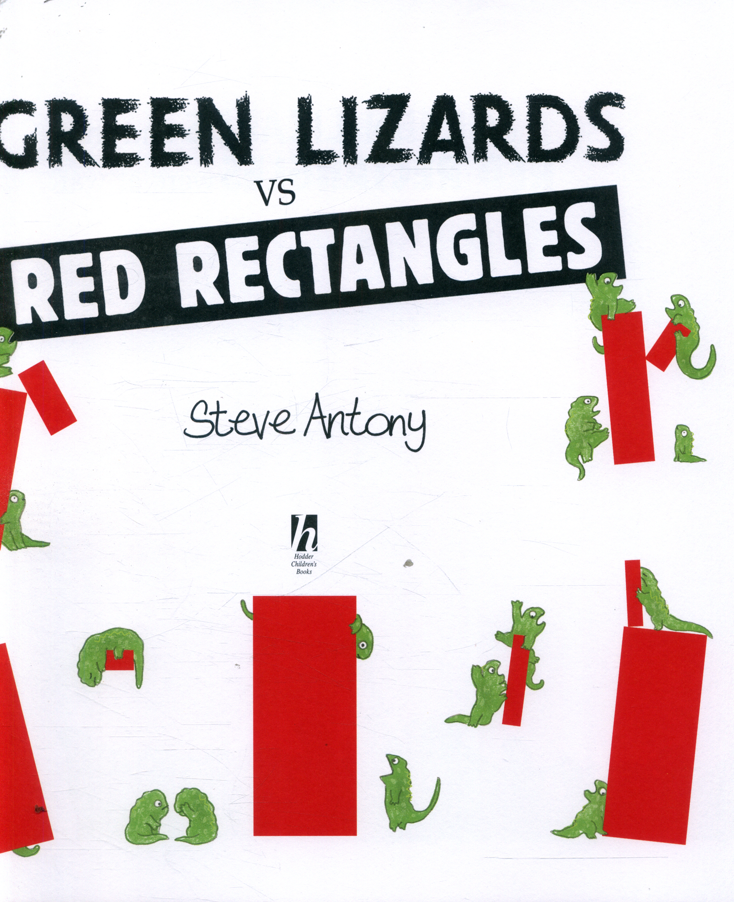 Green lizards vs red rectangles