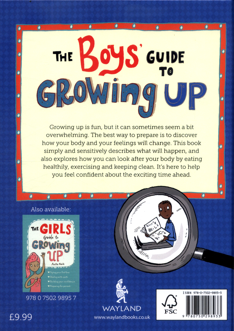 The Boys' Guide to Growing Up by Wilkinson, Phil (9780750298933