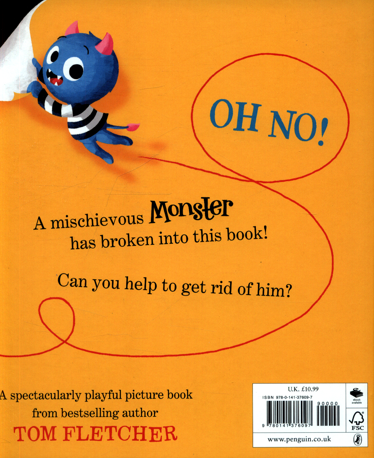 There's a monster in your book by Fletcher, Tom (9780141376097) BrownsBfS