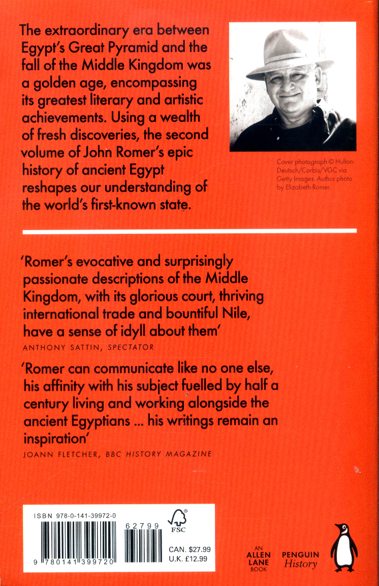 A History of Ancient Egypt, Volume 2 by Romer, John (9780141399720 ...