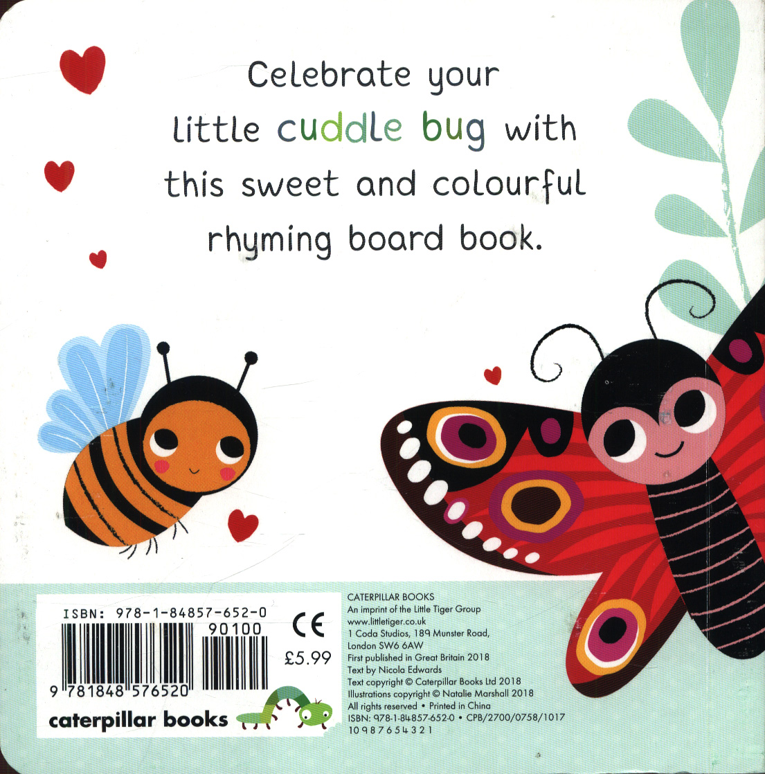 You're My Little Cuddle Bug by Edwards, Nicola (9781848576520) Browns