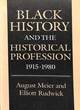 Image for Black history and the historical profession, 1915-1980
