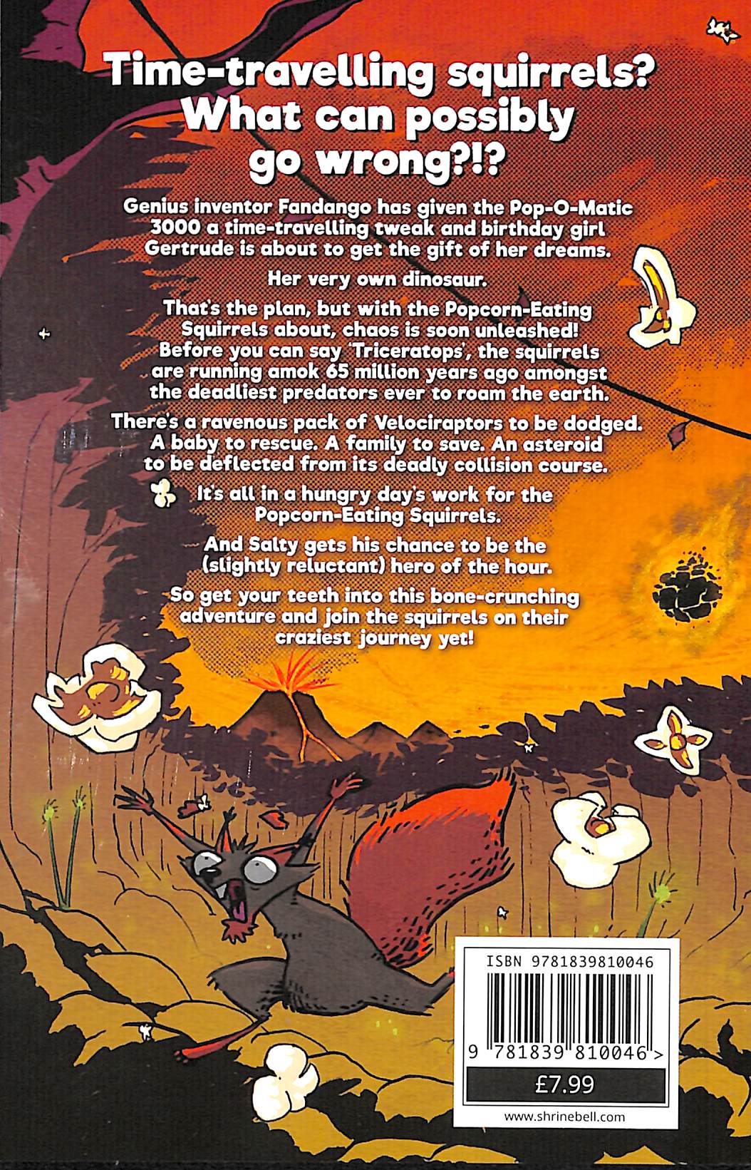 Popcorneating squirrels go nuts with the dinosaurs