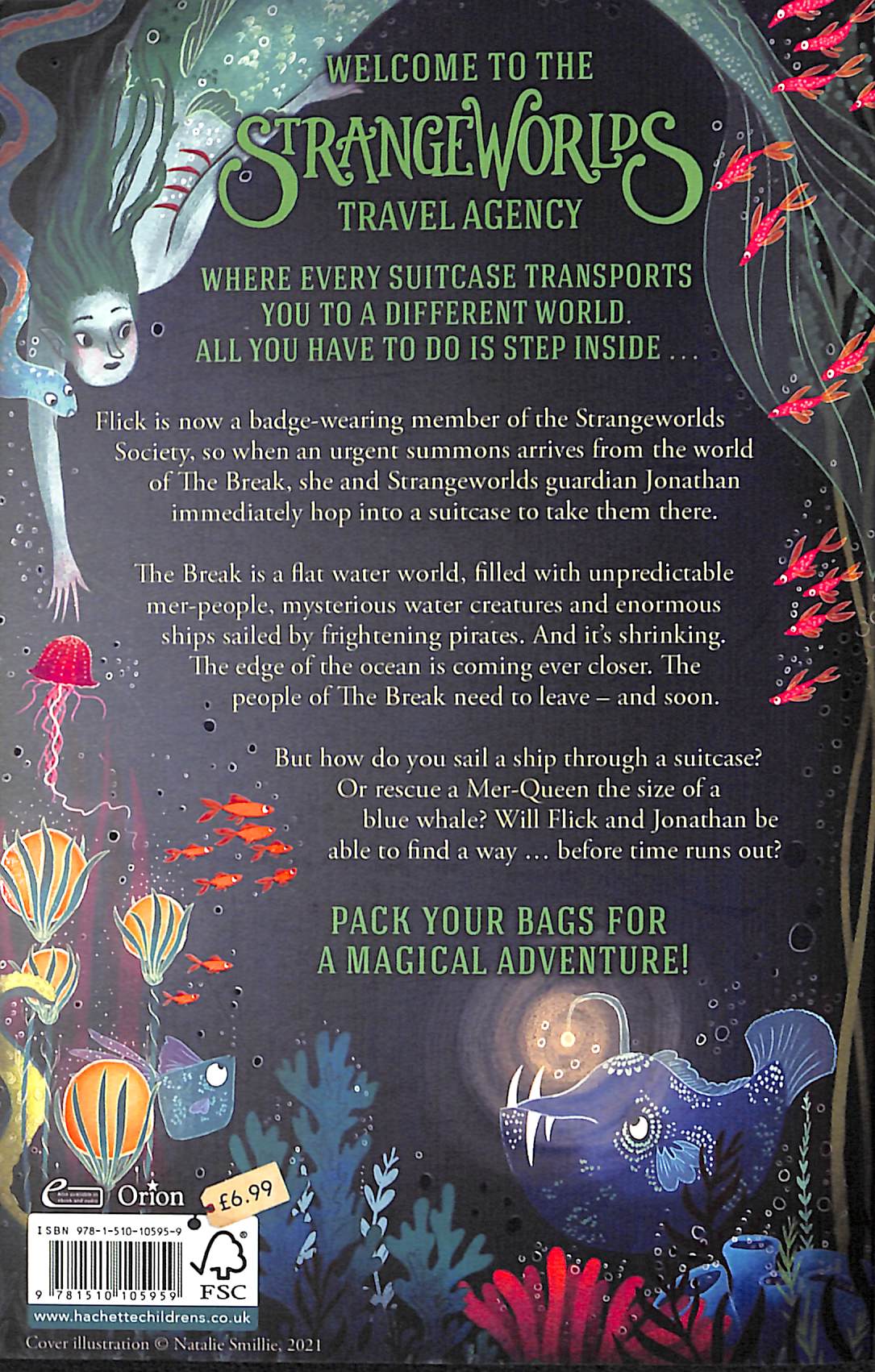 The Strangeworlds Travel Agency: The Edge of the Ocean by Lapinski, L.D ...