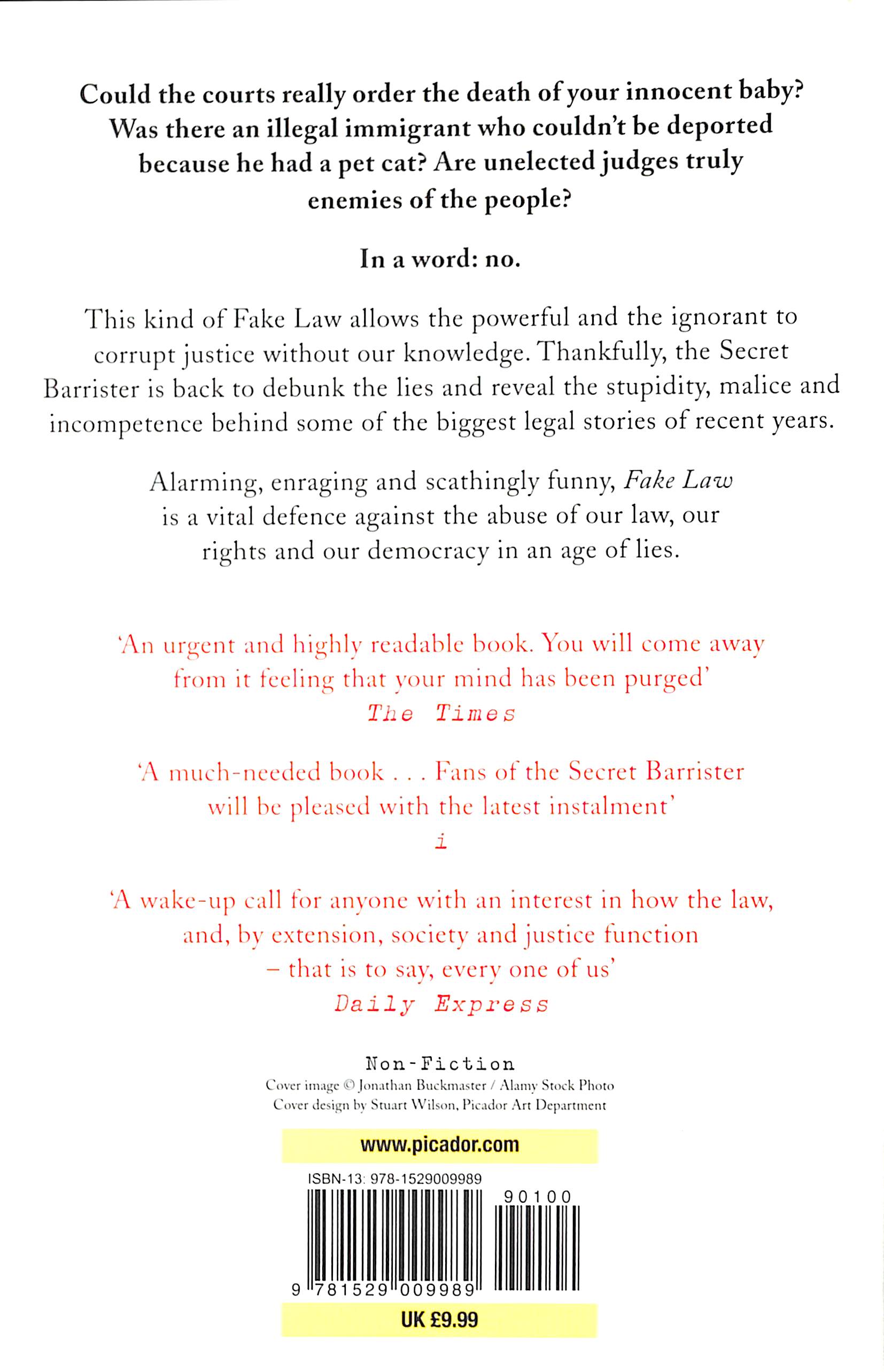 fake law the secret barrister fake law the secret barrister