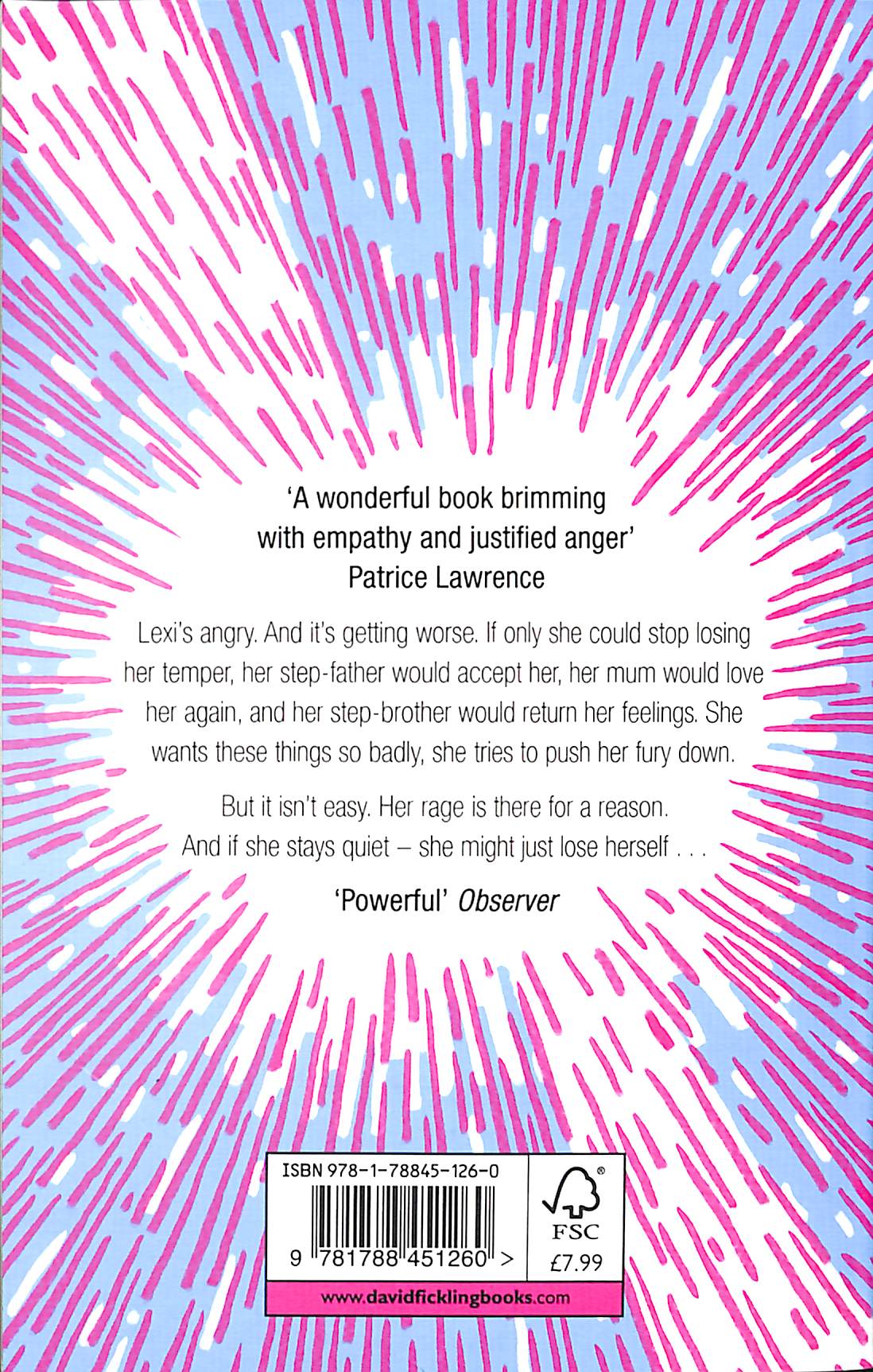 Furious thing by Downham, Jenny (9781788451260) BrownsBfS