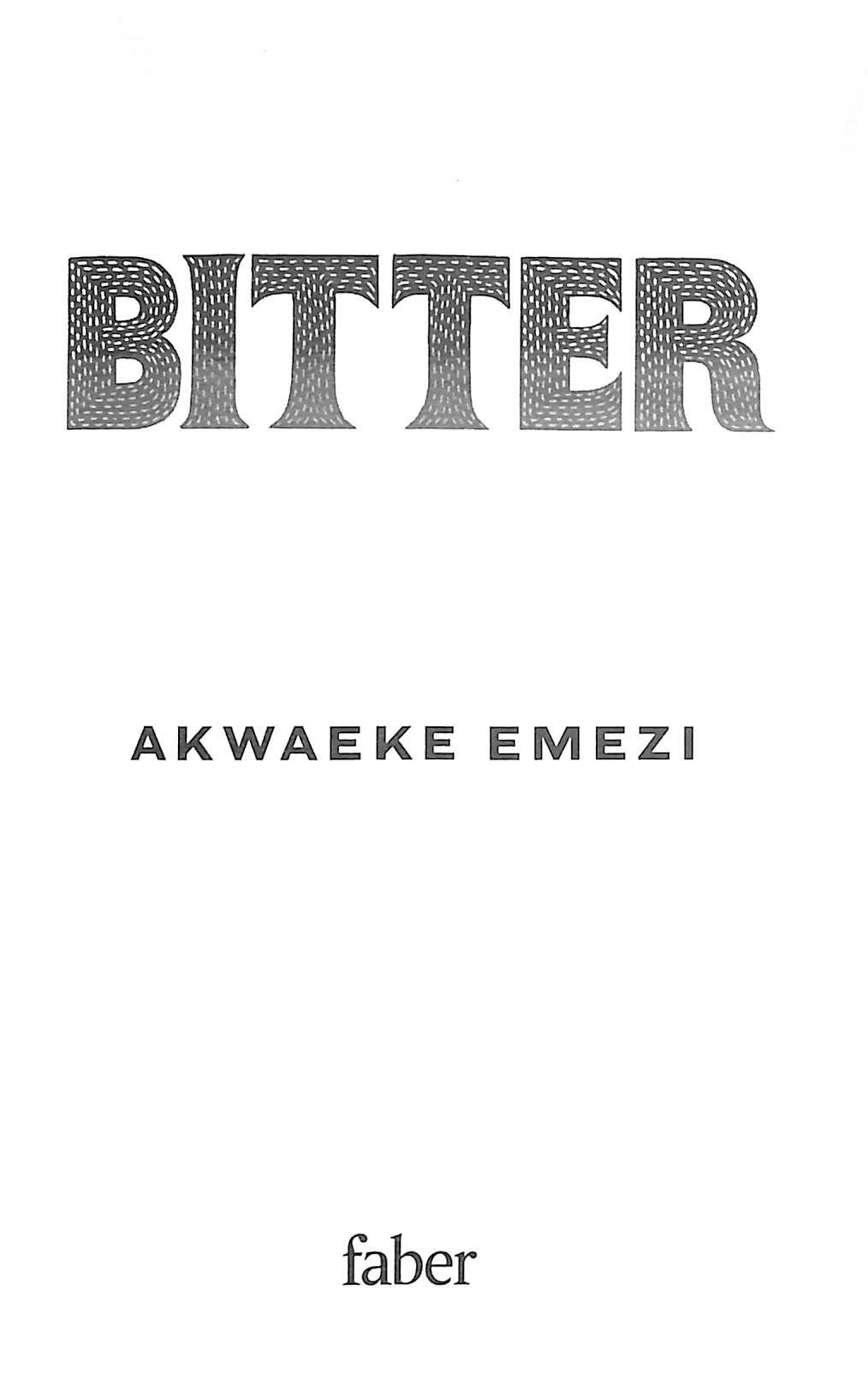 akwaeke emezi bitter akwaeke emezi bitter