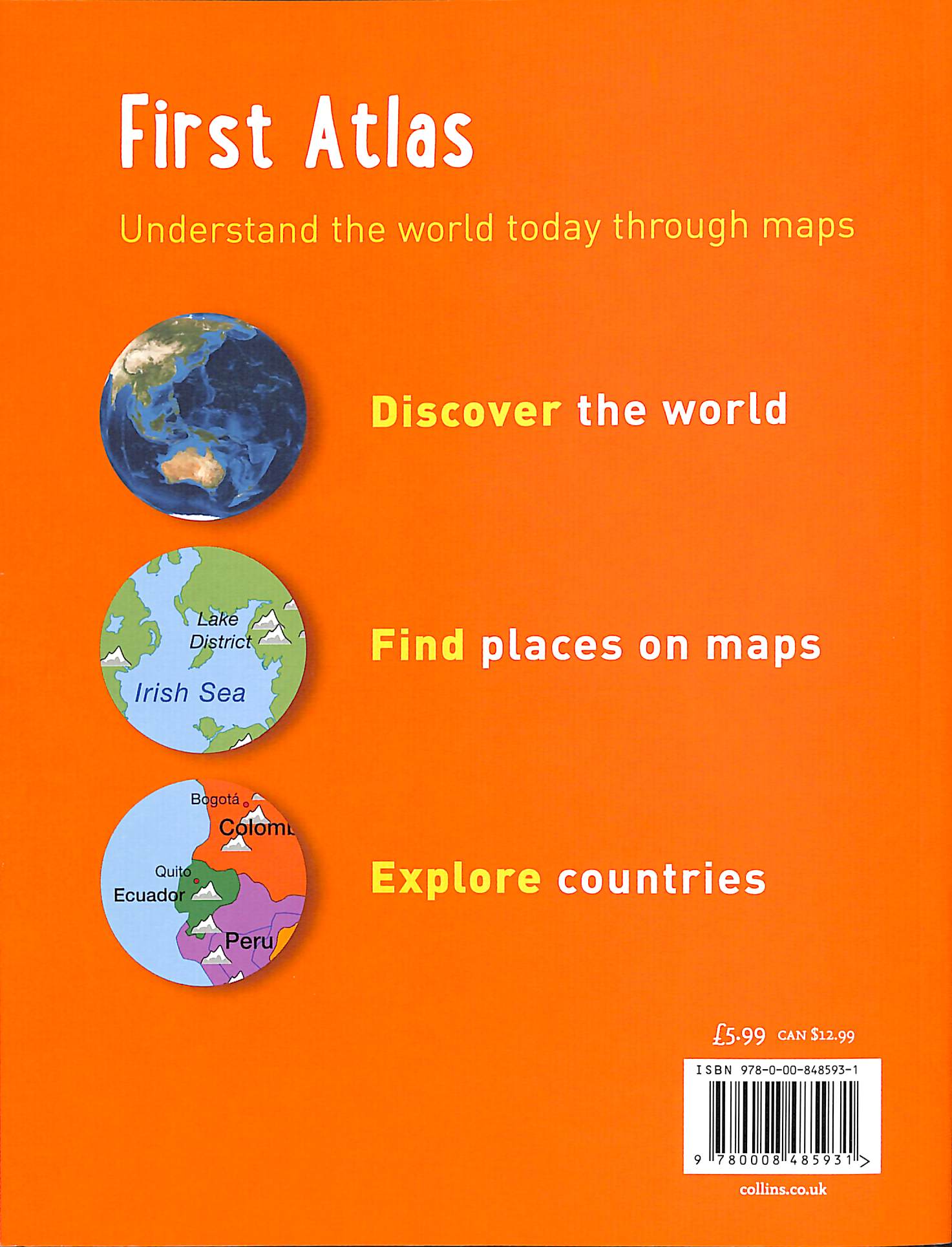 Collins first atlas learn with maps (Third edition)