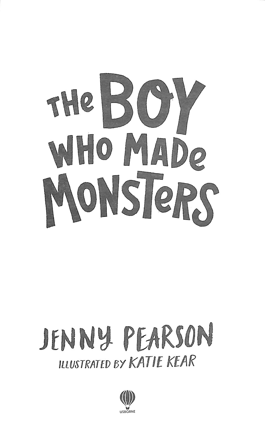 The Boy Who Made Monsters by Pearson, Jenny (9781474999892) | Browns Books