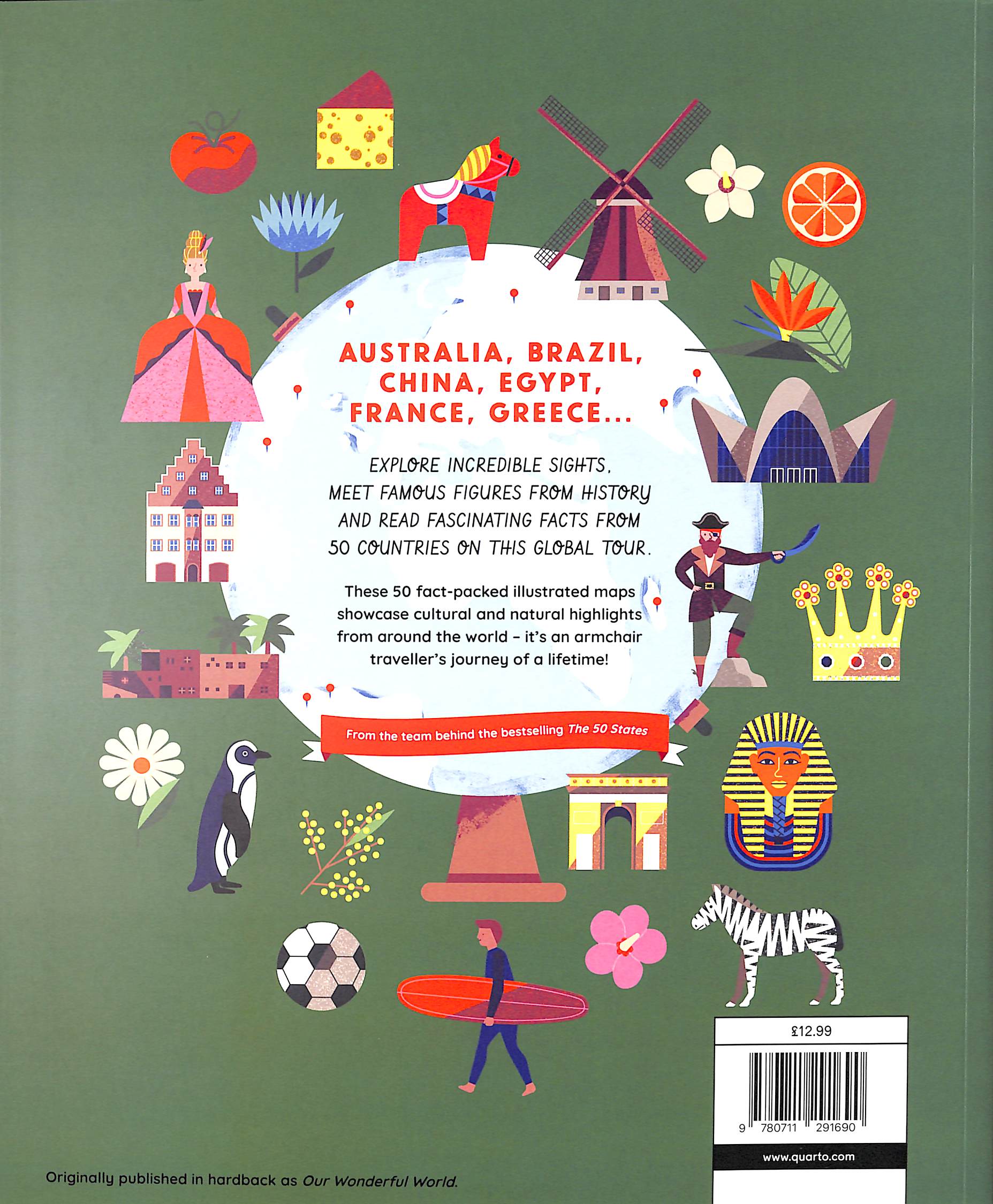 50 Maps of the World by Handicott, Ben (9780711291690) | Browns Books