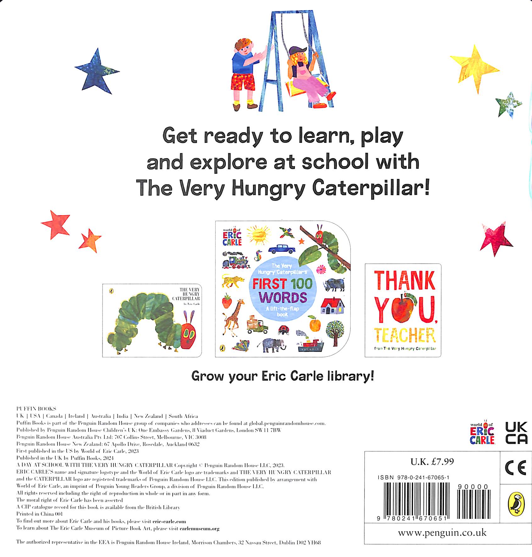 A Day at School with The Very Hungry Caterpillar by Carle, Eric ...