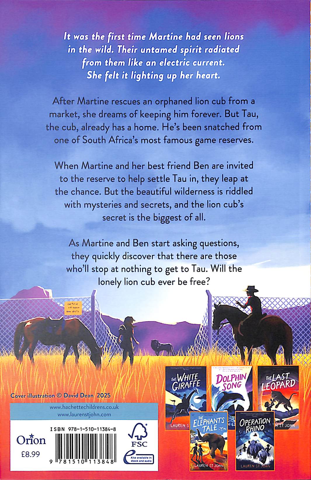 The White Giraffe Series: The Lion Cub's Secret by St John, Lauren ...