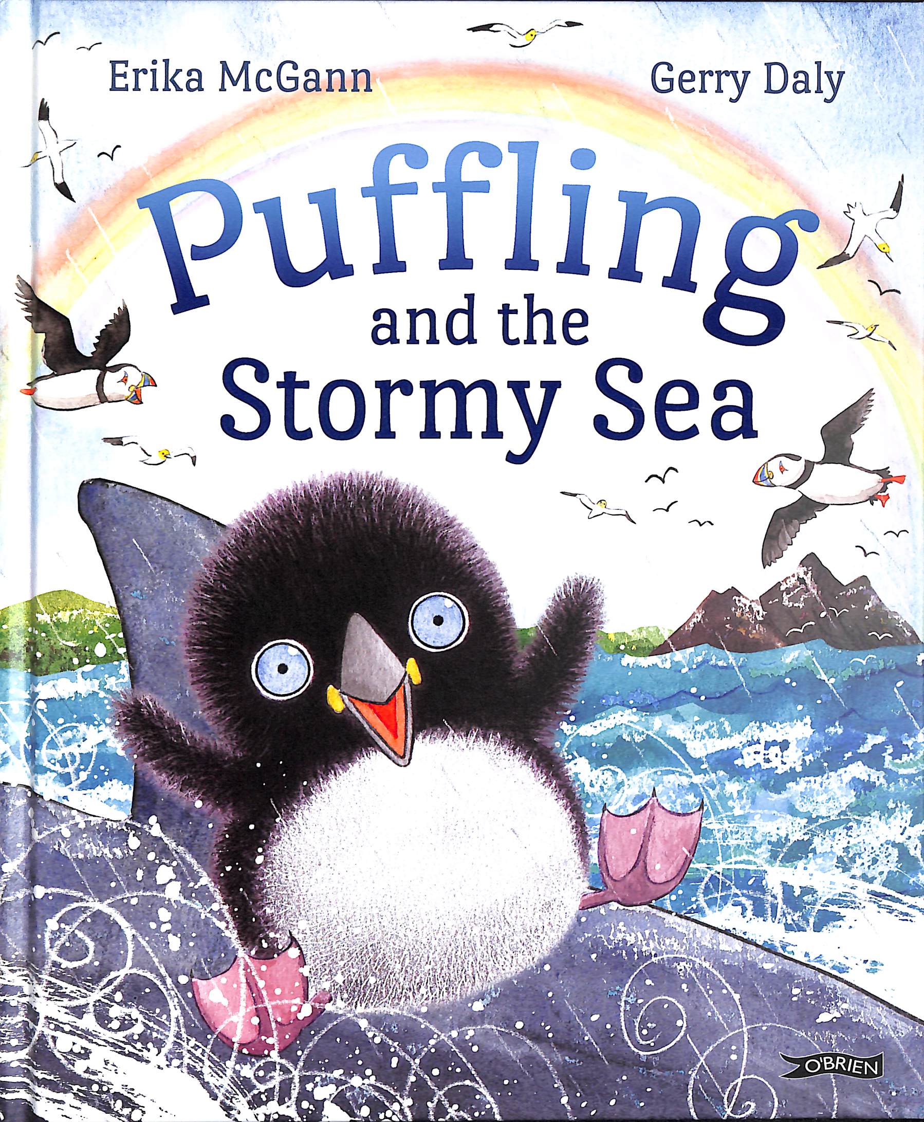 jacket image of title: Puffling and the Stormy Sea - McGann, Erika