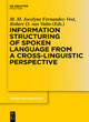 Image for Information Structuring of Spoken Language from a Cross-linguistic Perspective