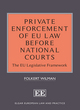 Image for Private Enforcement of EU Law Before National Courts