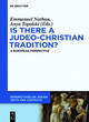 Image for Is there a Judeo-Christian tradition?  : a European perspective