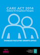 Image for Care Act 2014  : guidance for occupational therapists: Disabled facilities grants (DFGs)