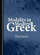 Image for Modality in modern Greek