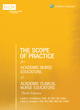 Image for The scope of practice for academic nurse educators and academic clinical nurse educators
