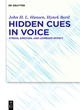 Image for Hidden Cues in Voice