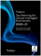 Image for Tolley&#39;s Tax Planning for Owner-Managed Businesses 2020-21