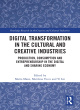 Image for Digital transformation in the cultural and creative industries  : production, consumption and entrepreneurship in the digital and sharing economy