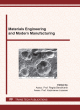 Image for Materials engineering and modern manufacturing