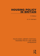 Image for Housing policy in Britain  : a history