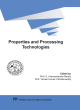 Image for Properties and Processing Technologies