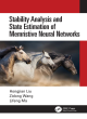 Image for Stability analysis and state estimation of memristive neural networks