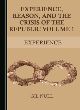 Image for Experience, Reason, and the Crisis of the Republic Volume 1
