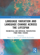 Image for Language variation and language change across the lifespan  : theoretical and empirical perspectives from panel studies