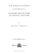 Image for English travellers to Venice, 1450-1600