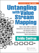 Image for Untangling with value stream mapping  : how to use VSM to address behavioral and cultural patterns and quantify waste in multifunctional and nonrepetitive work environments