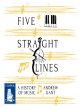 Image for Five straight lines  : a history of music