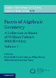 Image for Facets of algebraic geometry  : a collection in honor of William Fulton&#39;s 80th birthdayVolume 1