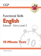 Image for Functional Skills English: Edexcel Entry Level 3 - 10-Minute Tests