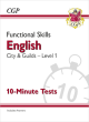 Image for Functional skills English  : City &amp; GuildsLevel 1,: 10-minute tests